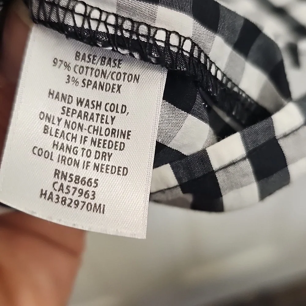 Halogen, Gingham, Blouse, Office, Party, Casual, Basic, Relax, Baggy, Lightweigh - Picture 5 of 5